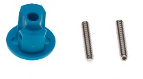 Duotone Iron Heart Plastic Head + Grub Screw (2pcs) - Click Image to Close