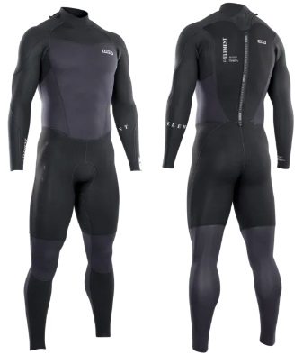 ION Element Semidry 3/2 B/Z DL Wetsuit Black - Click Image to Close