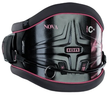 ION 2021 Nova Curv 10 Ladies Waist Harness Black - Click Image to Close