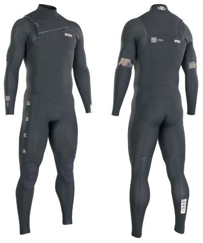 ION 2022 Seek Core 3/2 FZ DL Wetsuit Black