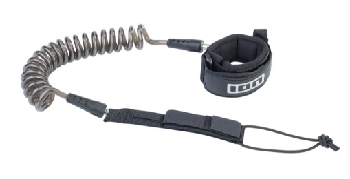 ION Wing Leash Core Coiled Wrist Black 5ft5