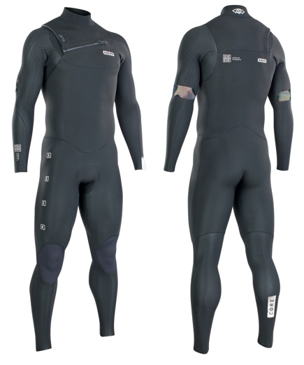 (image for) ION 2022 Seek Core 5/4 FZ Wetsuit Black - Click Image to Close