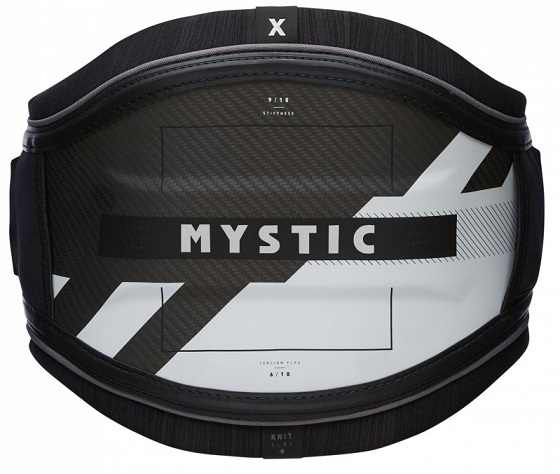 Mystic Majestic X Kitesurf Waist Harness Black/White - Click Image to Close