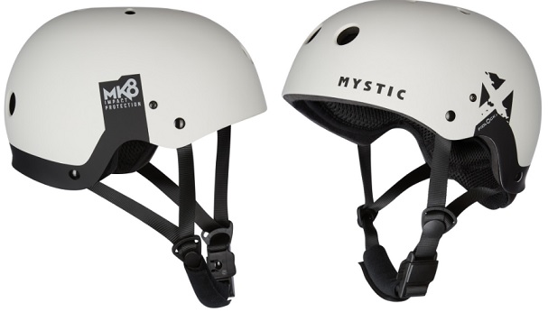 Mystic MK8 X Kiteboard / Wake Safety Helmet White - Click Image to Close