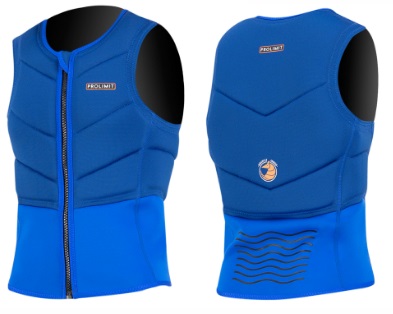 Prolimit Fusion Slider Half Padded Front zip Impact Vest Blue