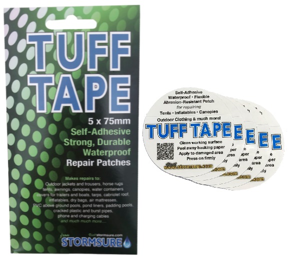 TUFF TAPE Self Adhesive Waterproof Repair Patches