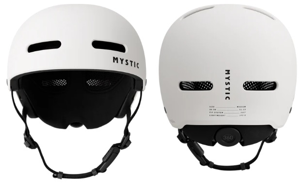 Mystic Vandal Pro Kiteboard / Wake Safety Helmet White - Click Image to Close