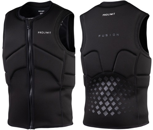 (image for) Prolimit Fusion Half Padded Front Zip Impact Vest Black