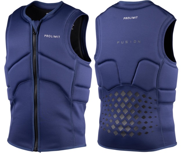 (image for) Prolimit Fusion Half Padded Front Zip Impact Vest Blue/Black