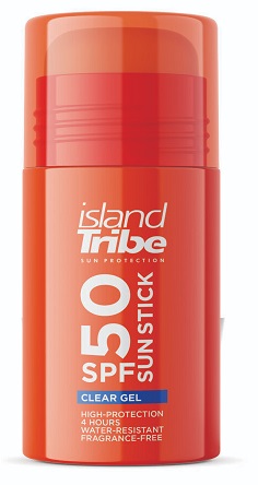 Island Tribe Clear GEL Sun Stick SPF 50 - 30g Oxybenzone Free