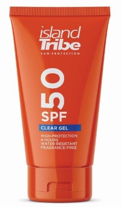 Island Tribe Sunblock SPF 50 Clear Gel - 100ml - Click Image to Close