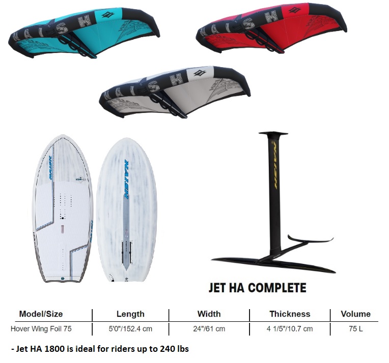 Naish Wingfoil Package with Board, Foil and Wing