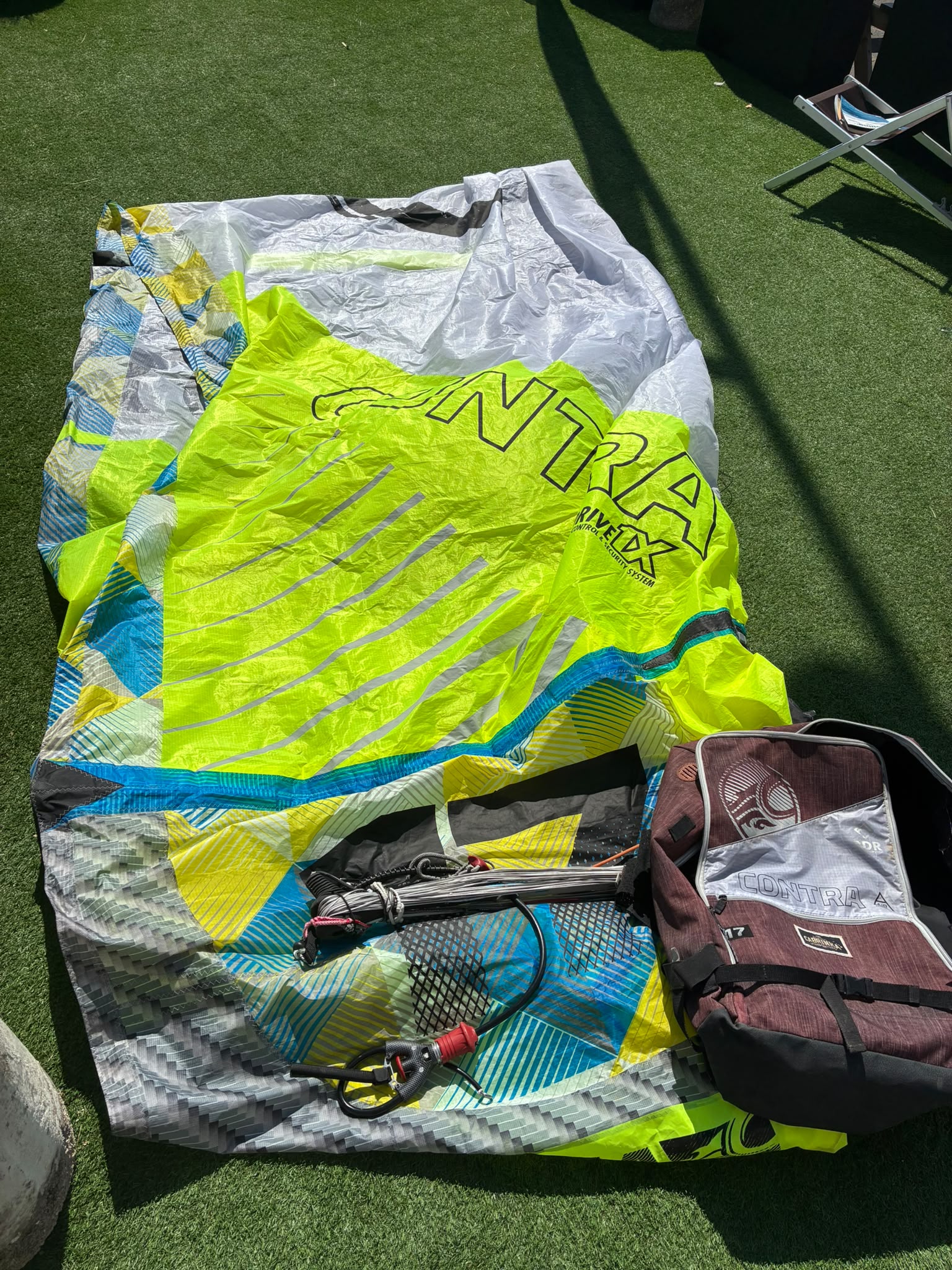 (image for) S/H Carbina Contra 2014 17m Kitesurf kite