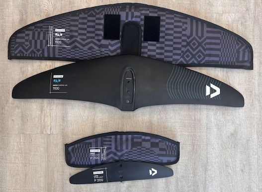 (image for) S/H Duotone 1100 Carve SLS 2.0 Front Wing & P200 Stab