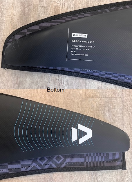 (image for) S/H Duotone 1100 Carve SLS 2.0 Front Wing & P200 Stab