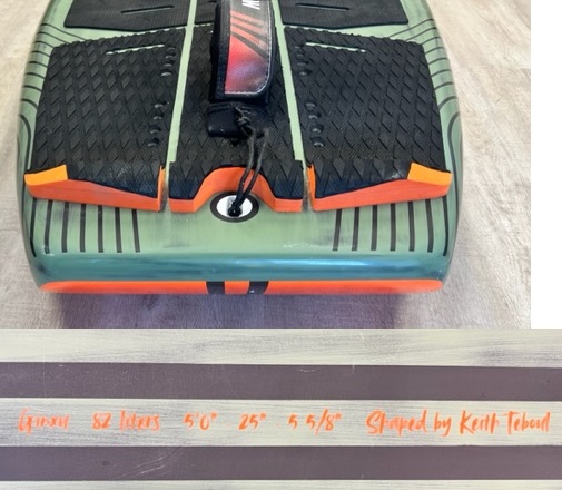 S/H KT Ginxu 5'0" 82L Wing Board With Straps